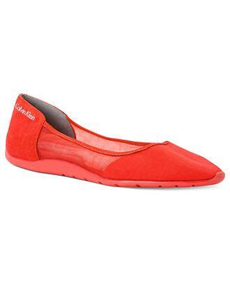 Calvin Klein flats clearance